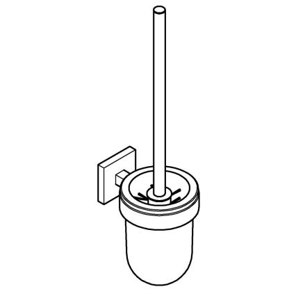 GROHE 409772430 - Set de curățare pentru toaletă START CUBE, negru