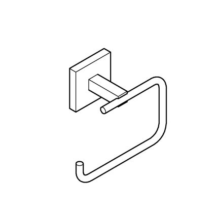 GROHE 409782430 - Suport pentru hârtie igienică START CUBE, negru