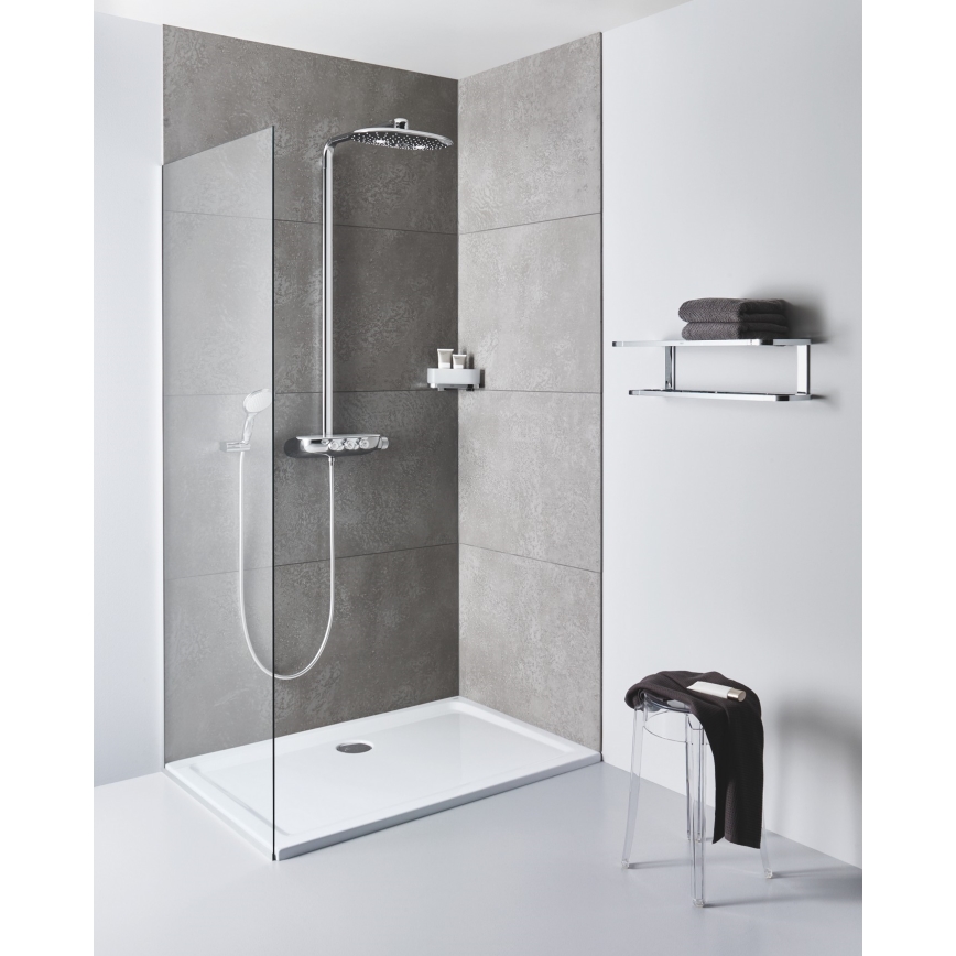 GROHE 41038000 - Cadă de duș de colț SELECTION crom lucios