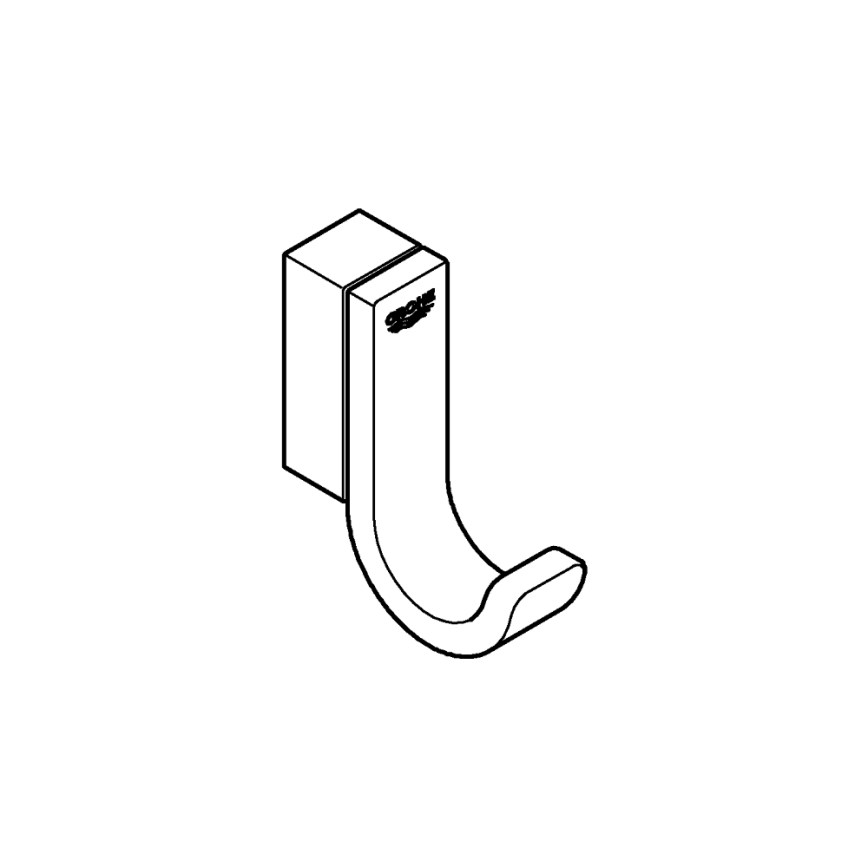 GROHE 41039GN0 - Cârlig pentru halat de baie SELECTION, finisaj auriu