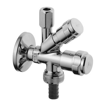 GROHE 41073000 - Robinet colțar combinat WAS 12” × 38” crom lucios