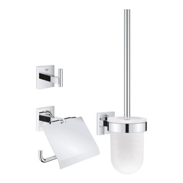 GROHE 41123000 - Set accesorii pentru toaletă 3-în-1, crom lucios