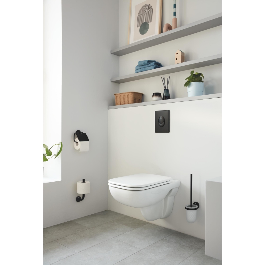 GROHE 411862430 - Suport pentru hârtie igienică de rezervă START, 116 x 232 mm, negru