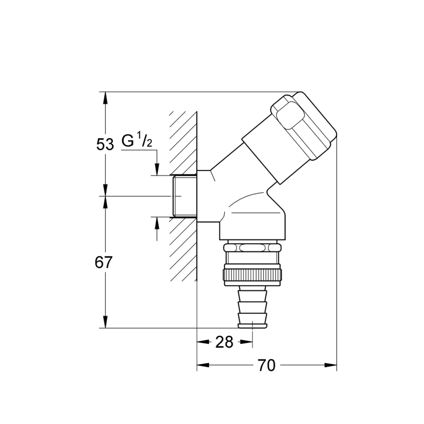 GROHE 41190000 - Set de armături combinate DN 15, crom lucios