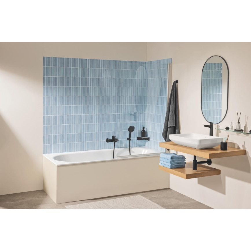 GROHE 412022430 - Poliță din sticlă START, 530 mm, neagră