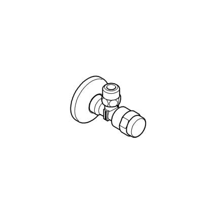 GROHE 41263000 - Ventil unghiular EGAPLUS DN 15, crom lucios