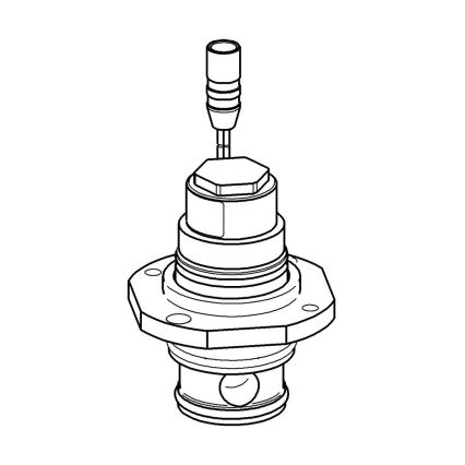 GROHE 42791000 - Ventil solenoid cu sită pentru 37751, crom lucios