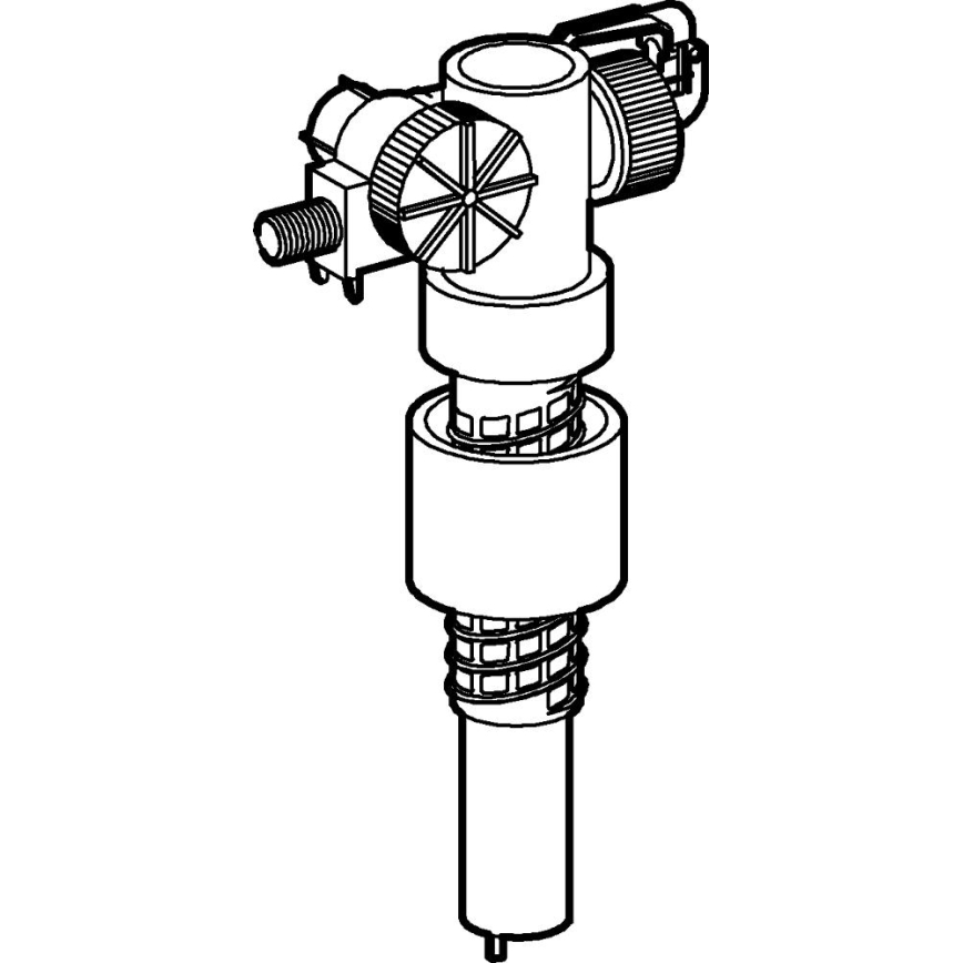 GROHE 43537000 - Ventil de umplere alb