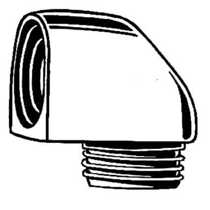 GROHE 45304000 - Cot de duș DN 15 × DN 15, crom lucios