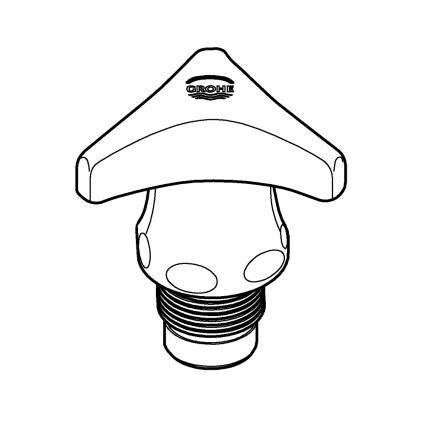 GROHE 45968000 - Capac TRECORN DN 15, crom lucios