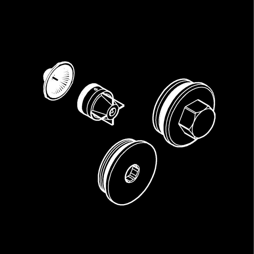 GROHE 47753000 - Supapă de reținere, crom lucios