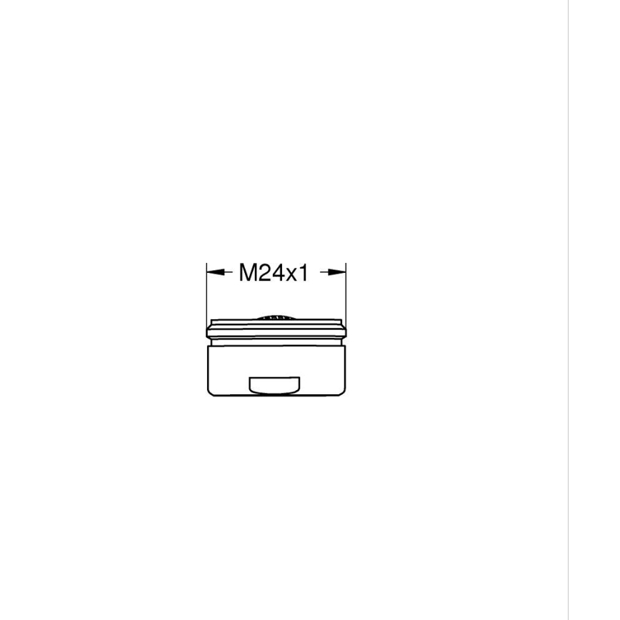 GROHE 48159000 - Perlător M 24 × 1, crom lucios