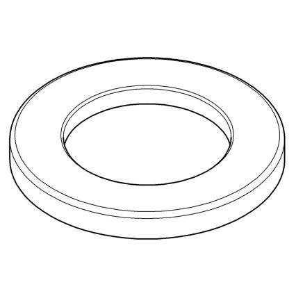 GROHE 48165000 - Placă de bază pentru baterii monocomandă de lavoar și bideu, crom