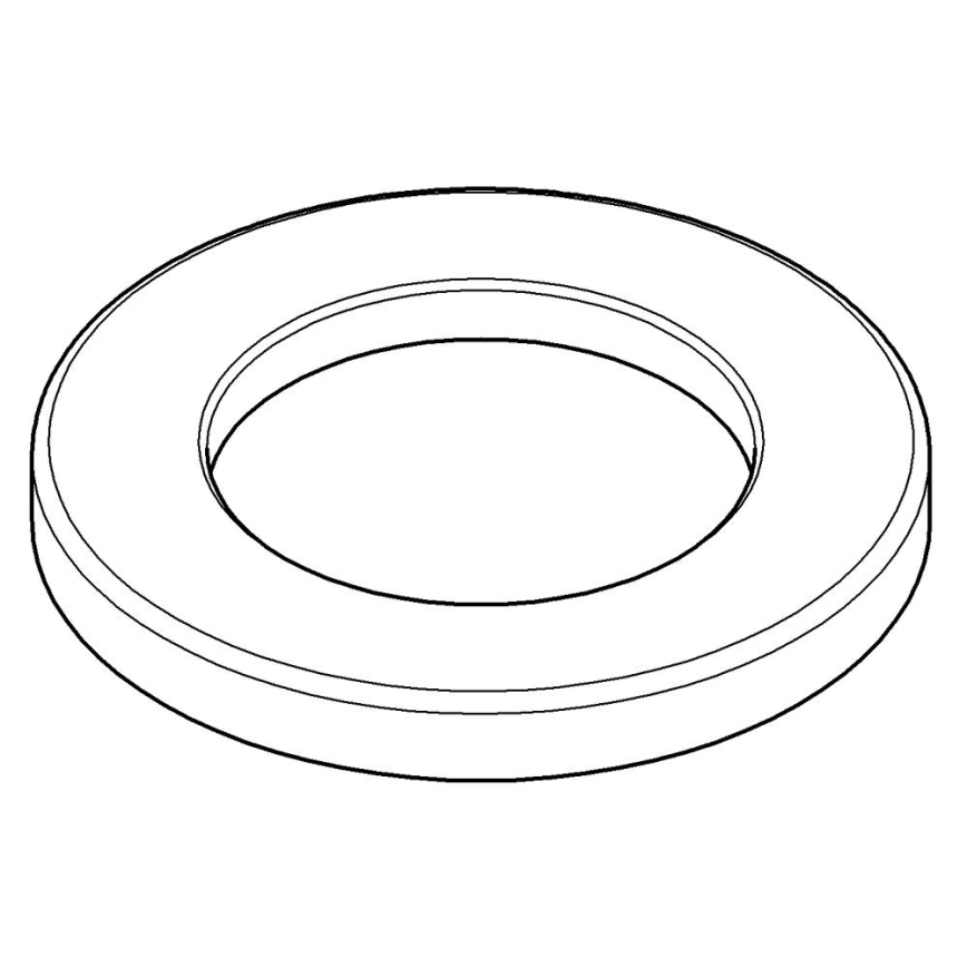 GROHE 48165000 - Placă de bază pentru baterii monocomandă de lavoar și bideu, crom