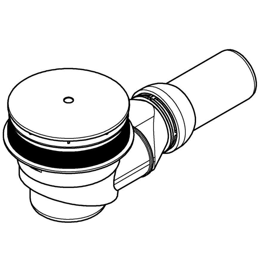 GROHE 49534000 - Set de scurgere pentru căzi de duș universale O 112 mm crom