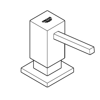GROHE COSMOPOLITAN 40535DL0 - dozator de săpun 500 ml, finisaj bronz