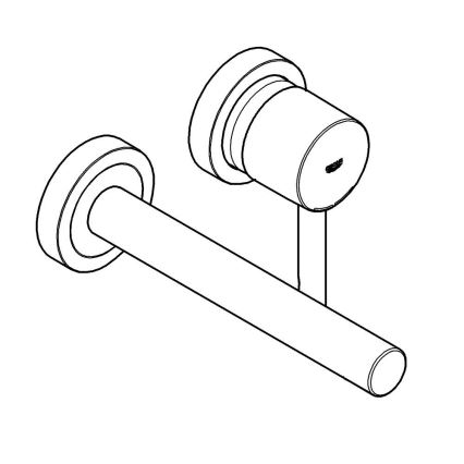 GROHE ESSENCE - Baterie pentru lavoar, 230 mm, grafit - 19967A01