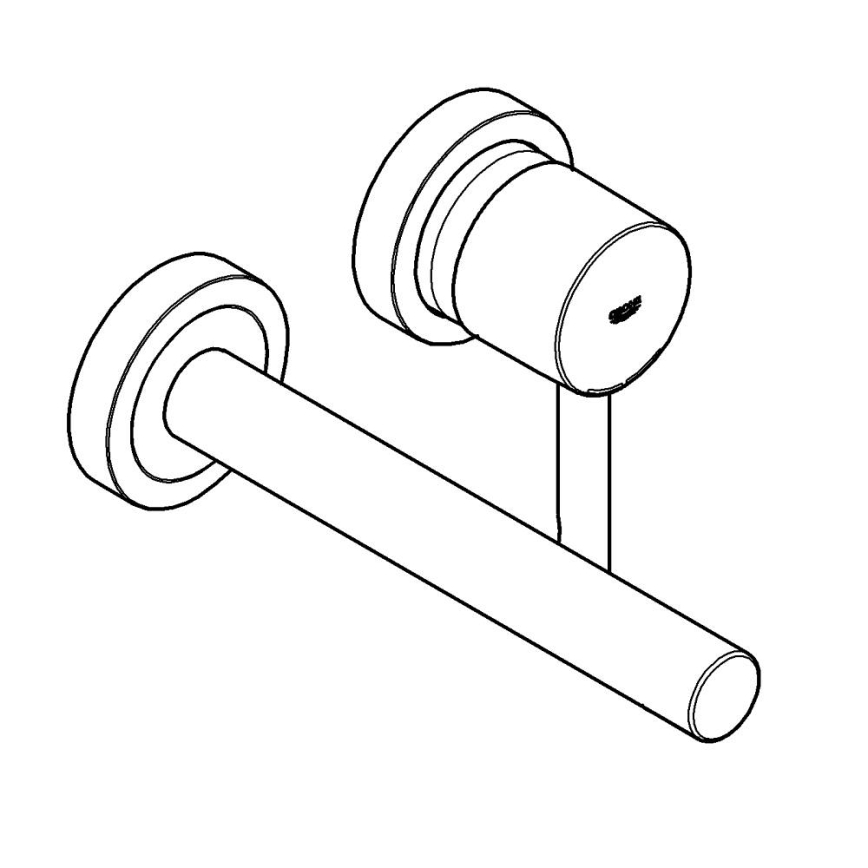 GROHE ESSENCE - Baterie pentru lavoar, 230 mm, grafit - 19967A01