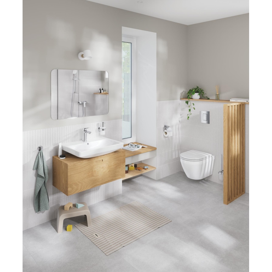 GROHE ESSENTIALS 40367001 - Suport pentru hârtie igienică, 167 x 119 mm, crom lucios