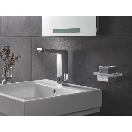 GROHE EUROCUBE E 36440000 - Baterie electronică pentru lavoar cu senzor infraroșu, DN 15, crom