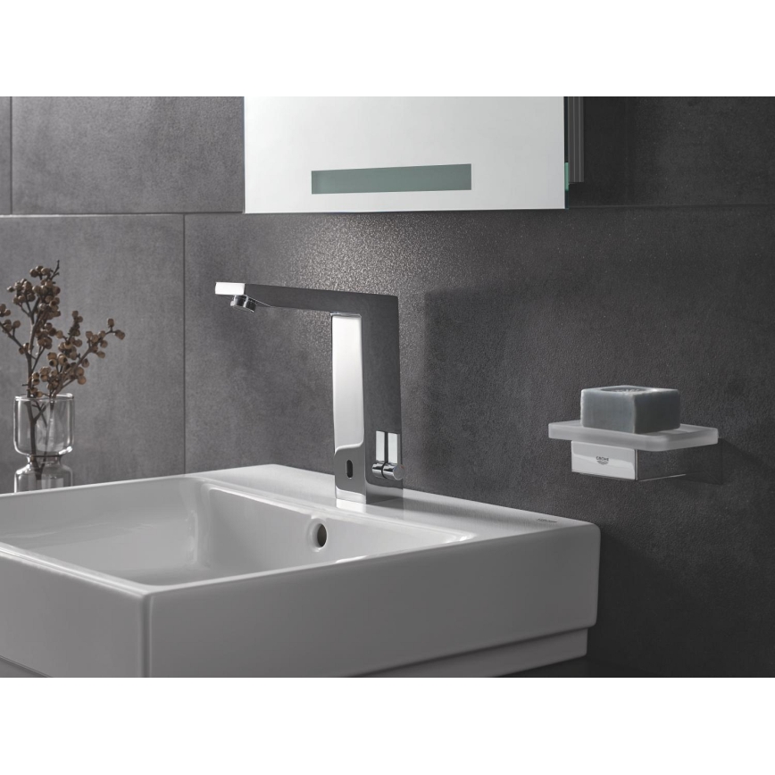 GROHE EUROCUBE E 36440000 - Baterie electronică pentru lavoar cu senzor infraroșu, DN 15, crom