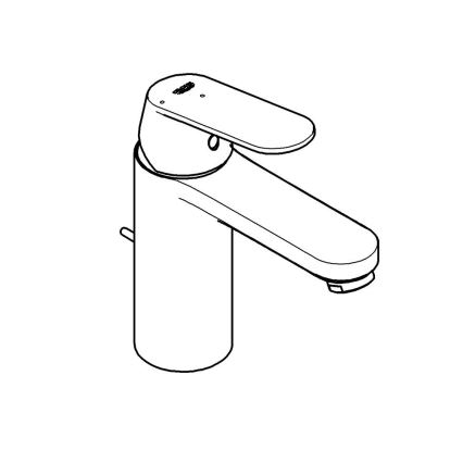 GROHE EuroSmart Cosmopolitan 2339600E – baterie pentru lavoar DN 15, mărime M, crom