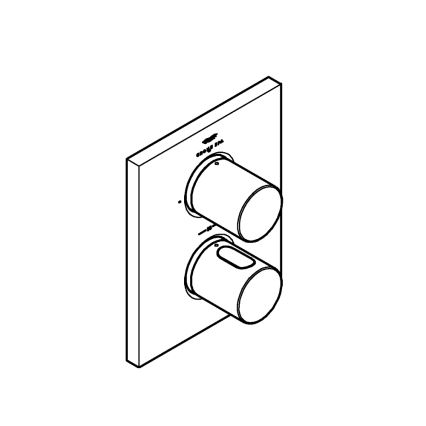 GROHE GROHTHERM F 27618000 - Capac termostatic, crom lucios