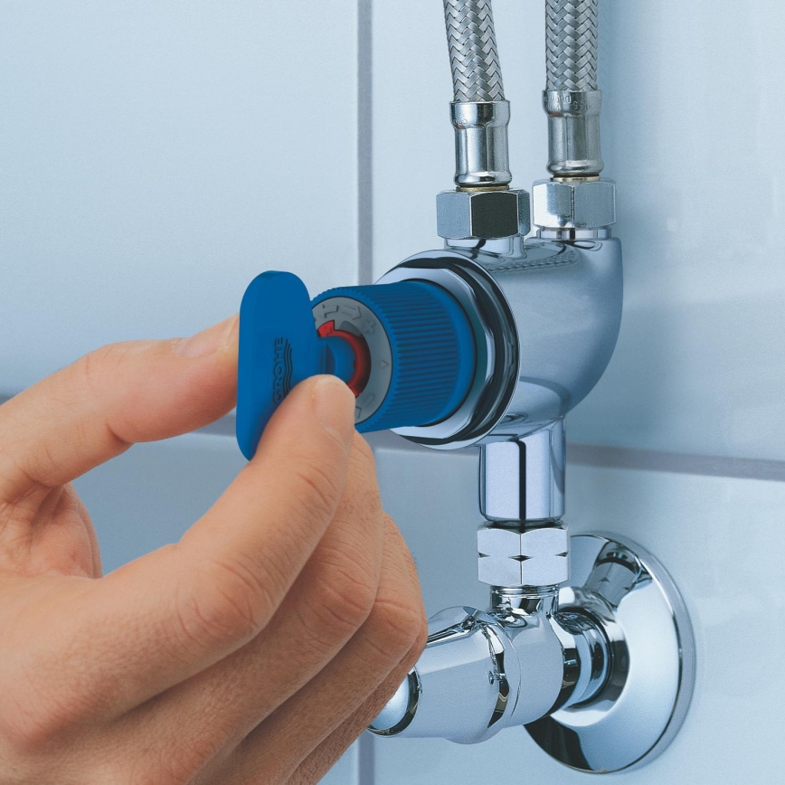 GROHE GROHTHERM MICRO 34487000 - Protecție termostatică anti-opărire, crom