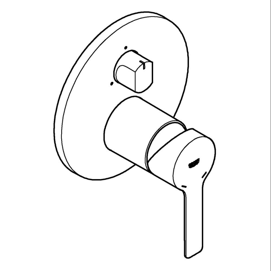 GROHE LINEARE 24095001 - baterie, crom lucios