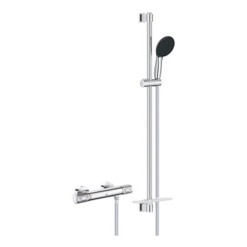 GROHE PRECISION FEEL 34853001 - baterie termostatică pentru duș + set de duș 90 cm, crom