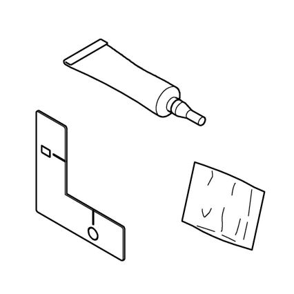GROHE QUICKGLUE S - set adeziv transparent, 41247000