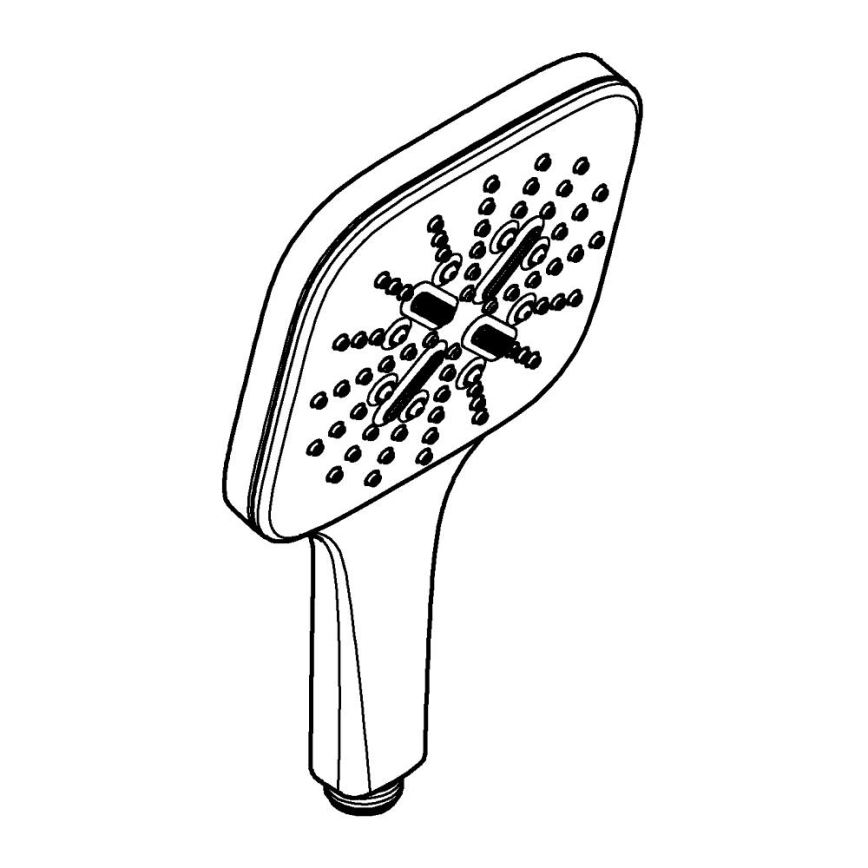 GROHE RAINSHOWER SMARTACTIVE 130 CUBE - duș de mână, crom lucios, cod 26550000