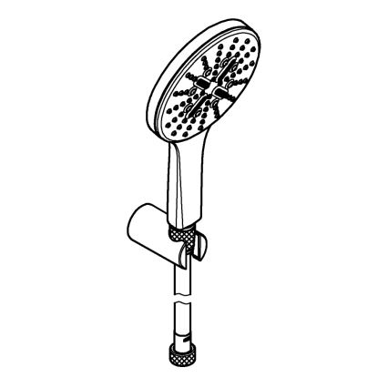 GROHE RAINSHOWER SMARTACTIVE 130 - Set de duș, 1500 mm, crom 26581000