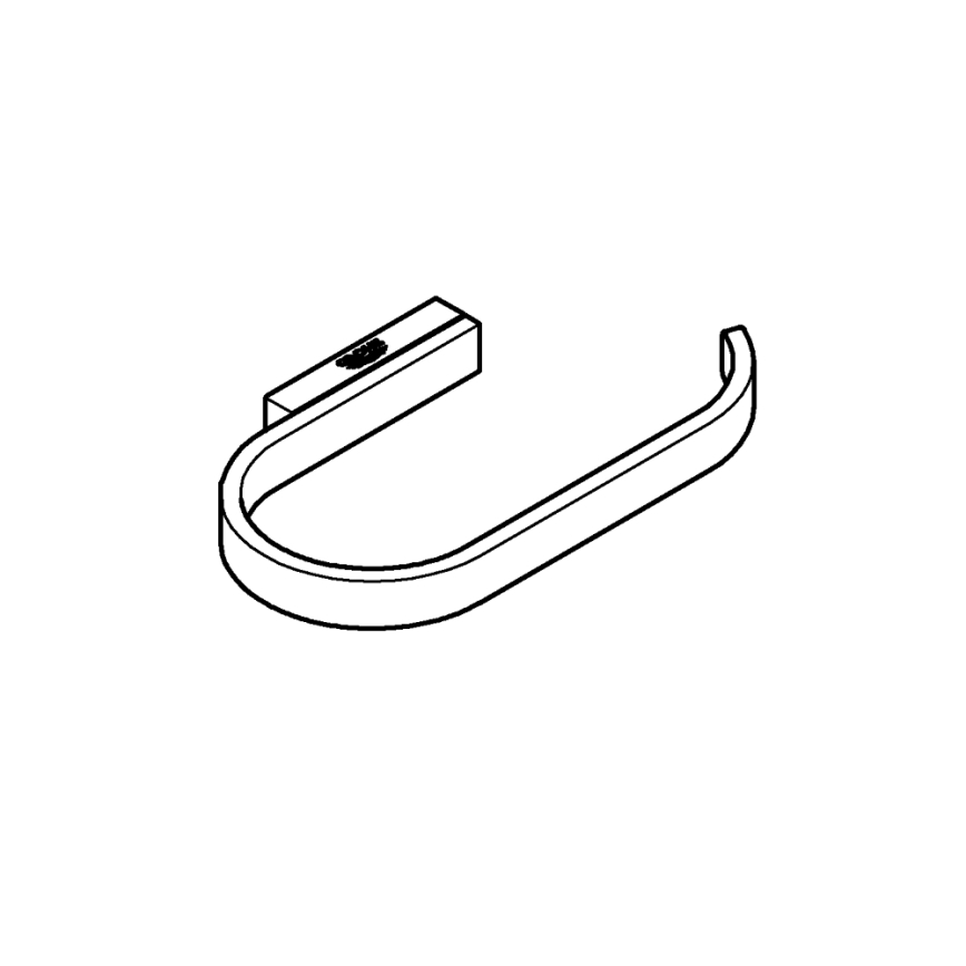 GROHE SELECTION 41068AL0 - Suport pentru hârtie igienică, grafit
