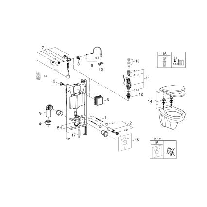 GROHE SOLIDO COMPACT - Set 4-în-1 cu ceramică, 1,13 m (39116000)