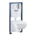GROHE SOLIDO Set pentru WC, 1,13 m, ceramică albă - 39817000
