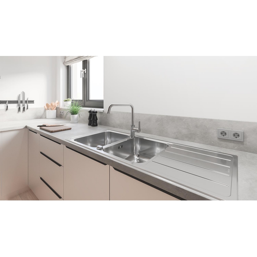GROHE START 30470DC0 - Baterie pentru chiuvetă, 310 mm, inox