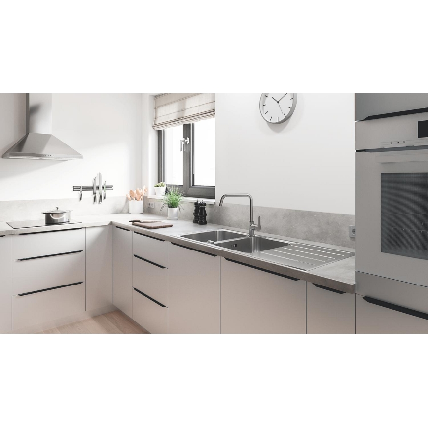 GROHE START 30470DC0 - Baterie pentru chiuvetă, 310 mm, inox