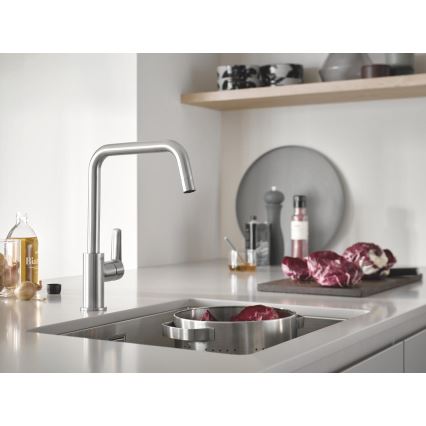 GROHE START 30470DC0 - Baterie pentru chiuvetă, 310 mm, inox