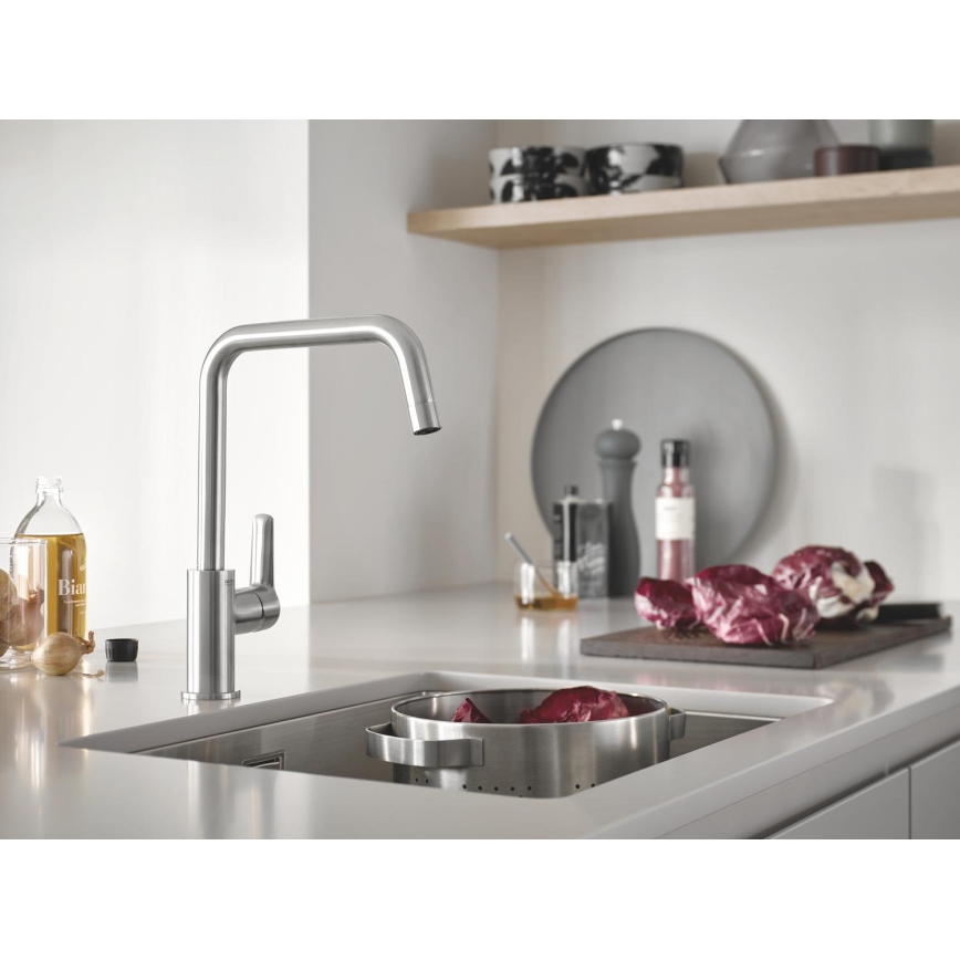 GROHE START 30470DC0 - Baterie pentru chiuvetă, 310 mm, inox