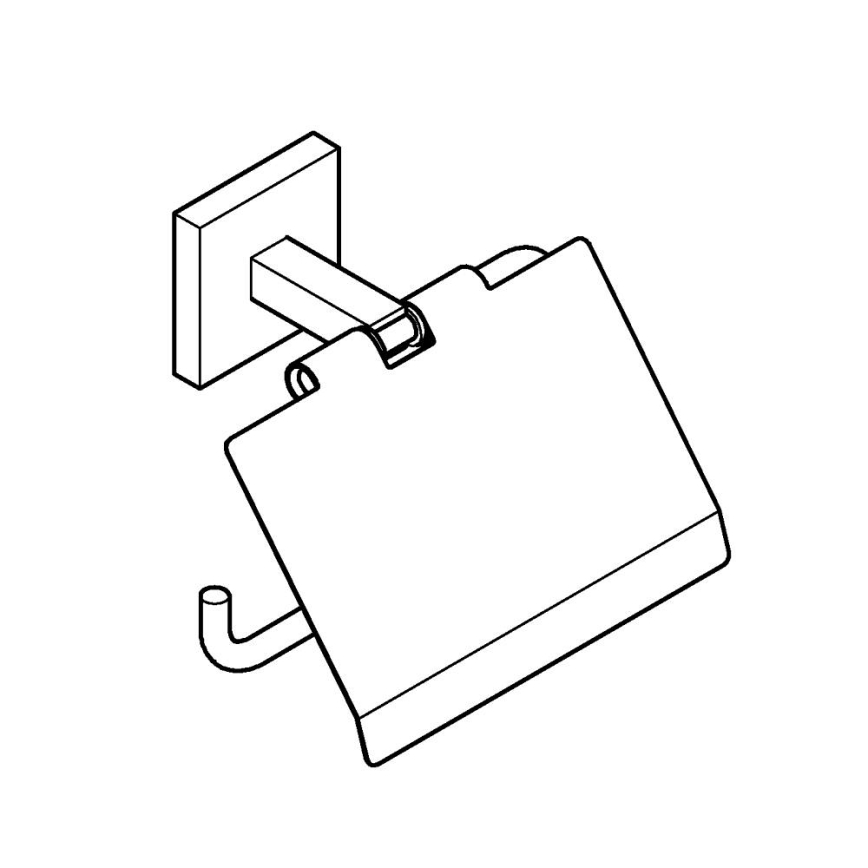 GROHE START CUBE 411022430 - suport pentru hârtie igienică, negru