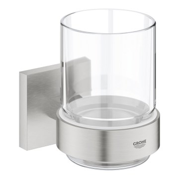 GROHE START CUBE - Pahar cu suport, oțel inoxidabil (41097DC0)
