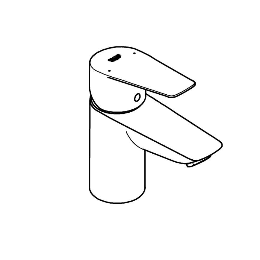 GROHE START EDGE 23773001 - Baterie pentru lavoar, mărime S, crom lucios