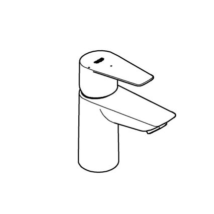 GROHE START EDGE 23900001 - Baterie lavoar, mărime S, crom lucios