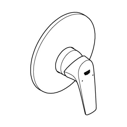 GROHE START FLOW 29116000 - baterie de duș, crom lucios