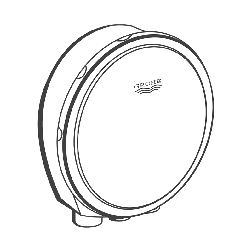 GROHE TALENTOFILL – set pentru cadă cu umplere, evacuare și preaplin, crom, 19952000