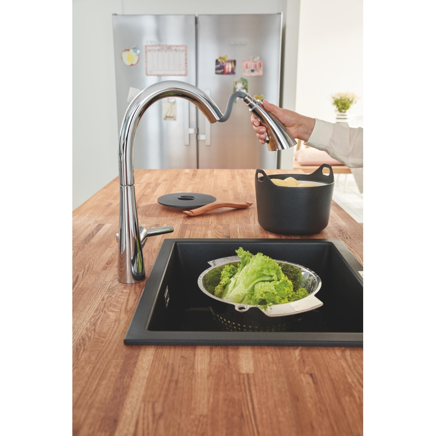 GROHE ZEDRA - baterie pentru chiuvetă, 401 mm, crom lucios, 32294002