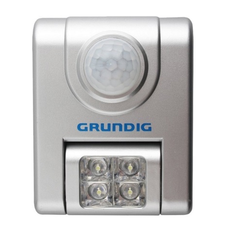 Grundig 117 - Aplică perete LED cu senzor 4xLED/3xAAA