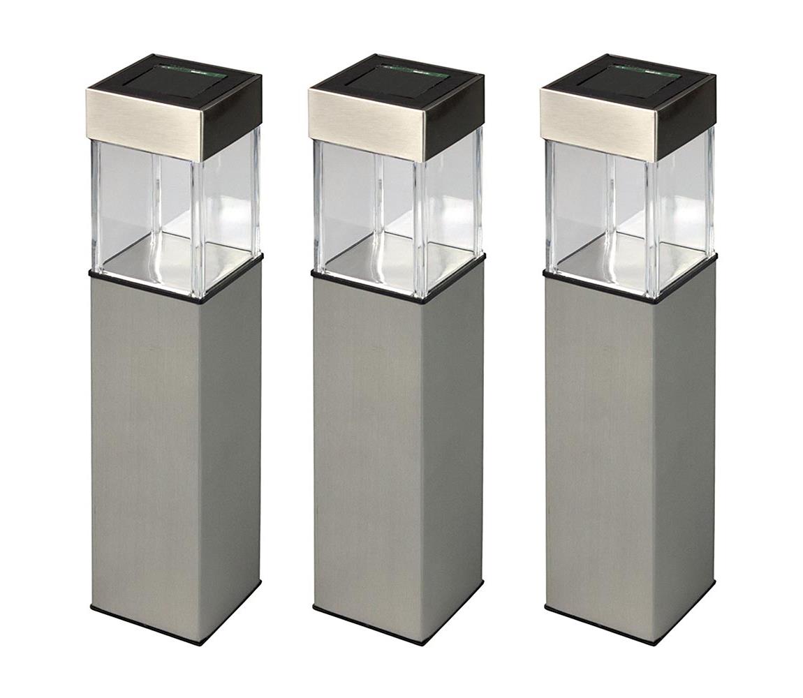 Grundig 90048 - SET 3x Lampă solară 3xLED/55x28cm