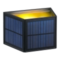 Grundig - Aplica solară de perete cu LED, 3,7 V, 1800 mAh, IP44